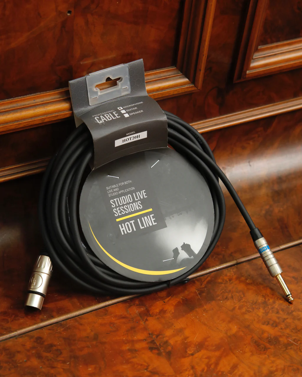 Hot Line Professional Microphone Cable HOT20H 20ft/6M XLR To 1/4" Jack