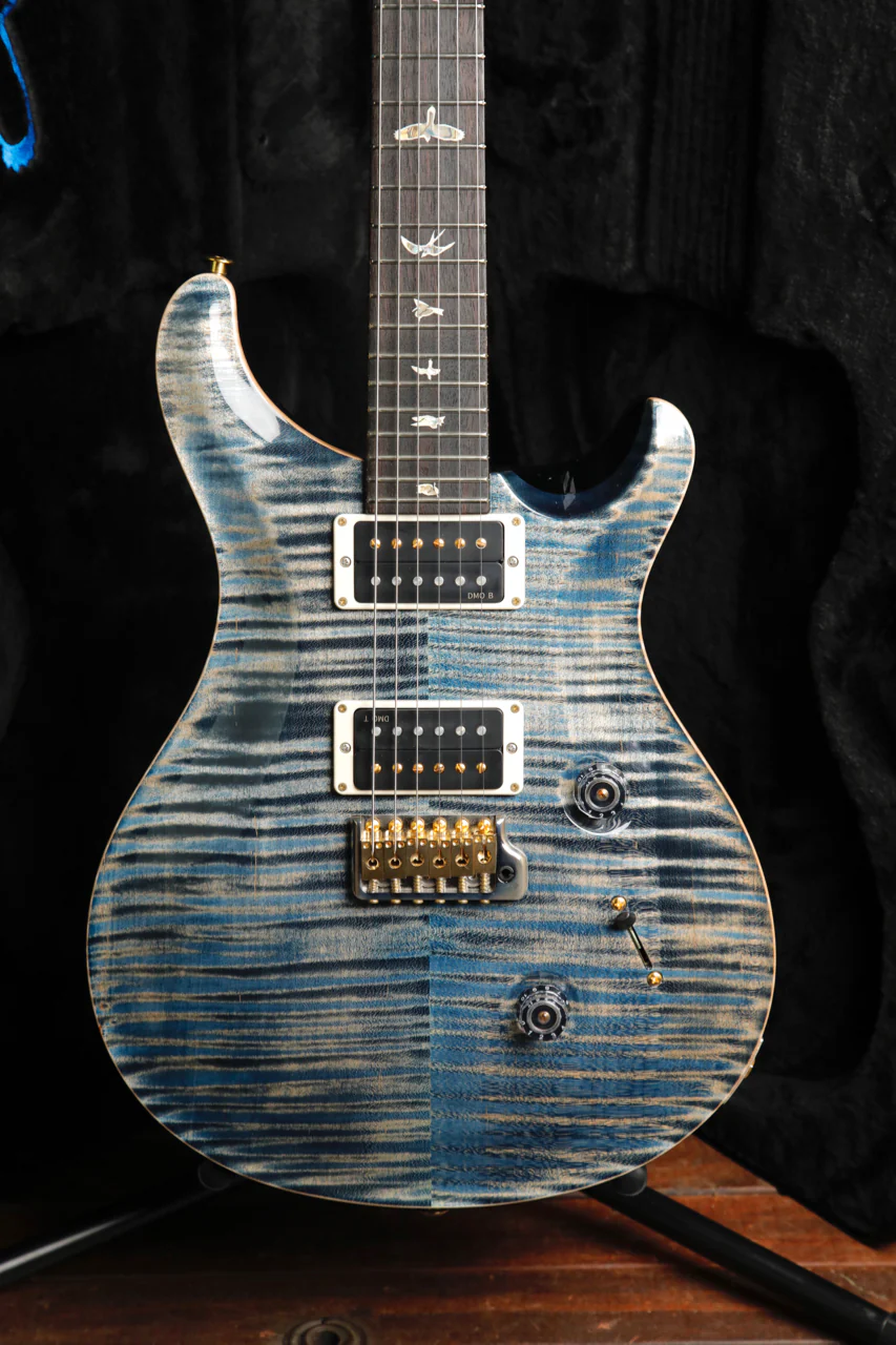 PRS Custom 24-08 10-Top, Pattern Thin, Faded Whale Blue Electric Guitar